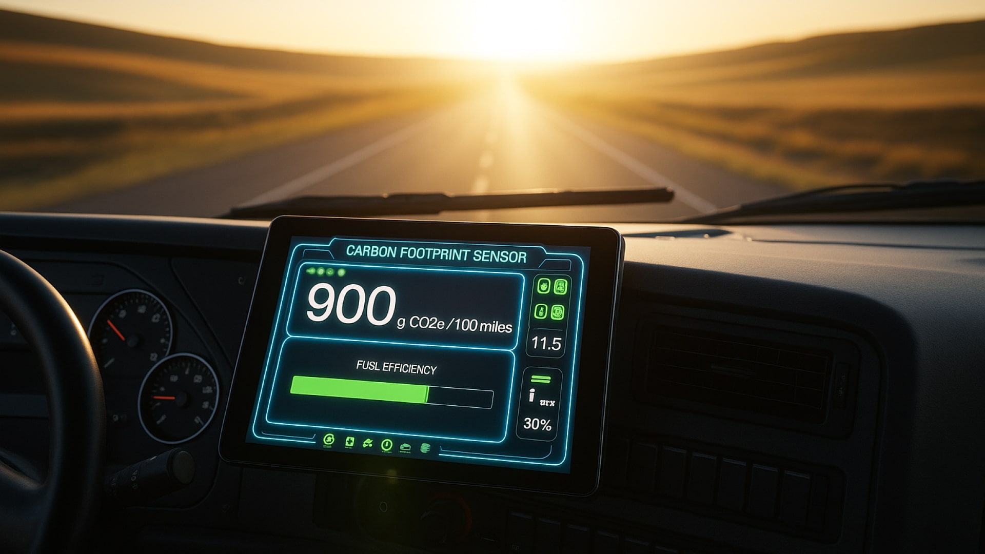 Reducing Carbon Footprint: Fuel Efficiency and ELD Data Driving Sustainable Fleet Operations