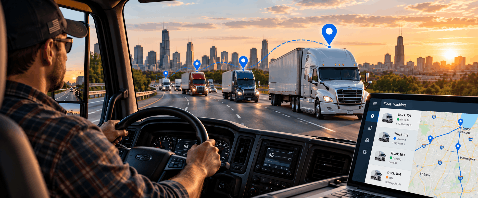 How GPS Tracking Improves Driver Productivity and Fleet Efficiency